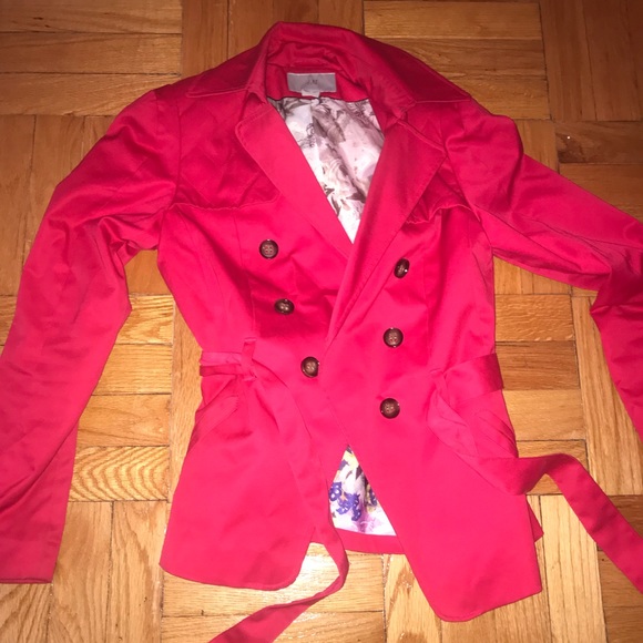 H&M Jackets & Blazers - H&M Pink Jacket